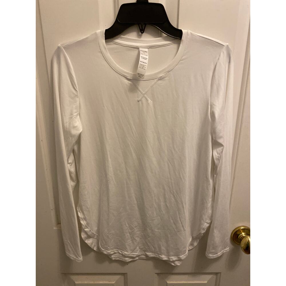 Brand New G4 Free Men Size XS White Spandex Stretch Long Sleeve Shirt Activewear